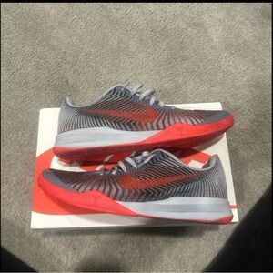 Men's Athletic Shoes - Gray and Red size 14 Kobe